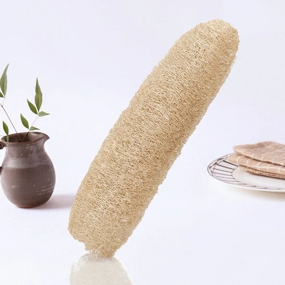 Natural Loofah Luffa Sponge Long PlantBased Dishwashing Bath Scrubber NonStick Safe Super Absorbe 7