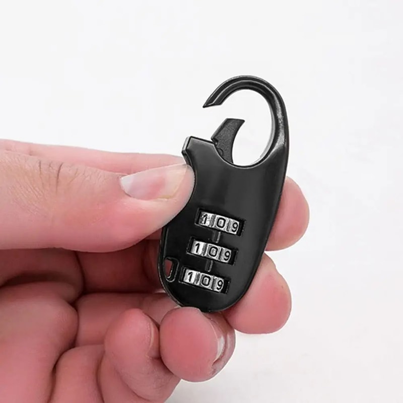 Mini Alloy Combination Code Number Lock Padlock Luggage Lock For Zipper Bag Backpack Handbag Drawer 5