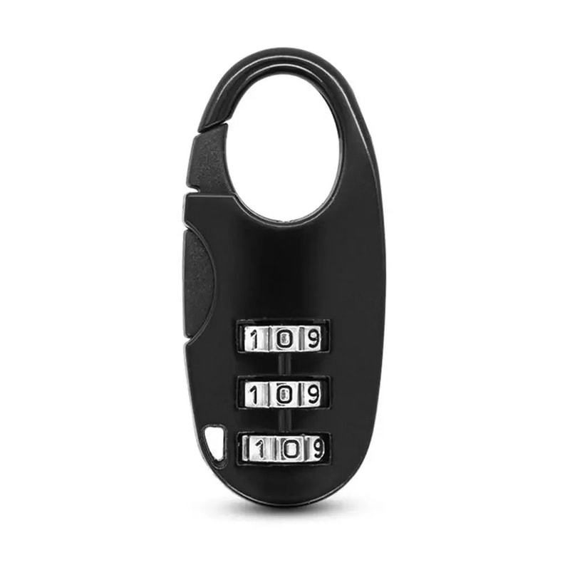 Mini Alloy Combination Code Number Lock Padlock Luggage Lock For Zipper Bag Backpack Handbag Drawer 6