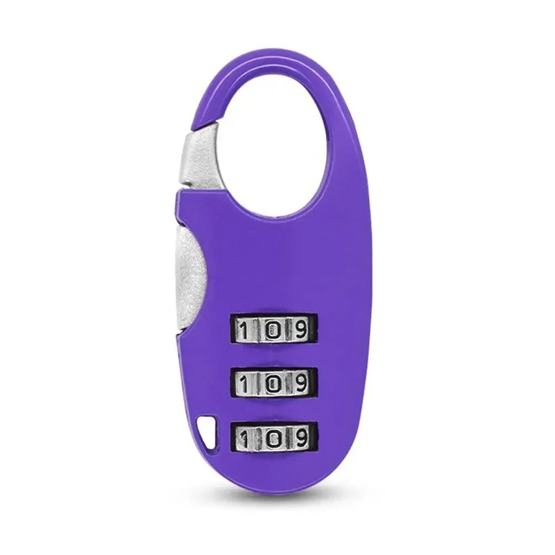 Mini Alloy Combination Code Number Lock Padlock Luggage Lock For Zipper Bag Backpack Handbag Drawer 9