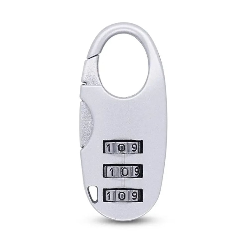 Mini Alloy Combination Code Number Lock Padlock Luggage Lock For Zipper Bag Backpack Handbag Drawer 11