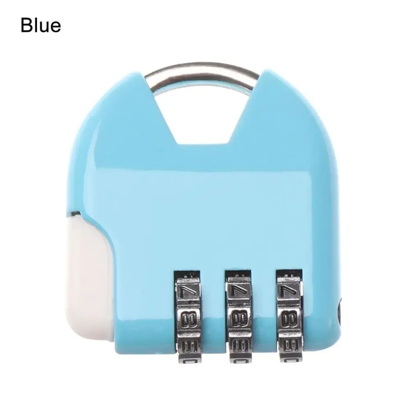 Mini Alloy Combination Code Number Lock Padlock Luggage Lock For Zipper Bag Backpack Handbag Drawer 19
