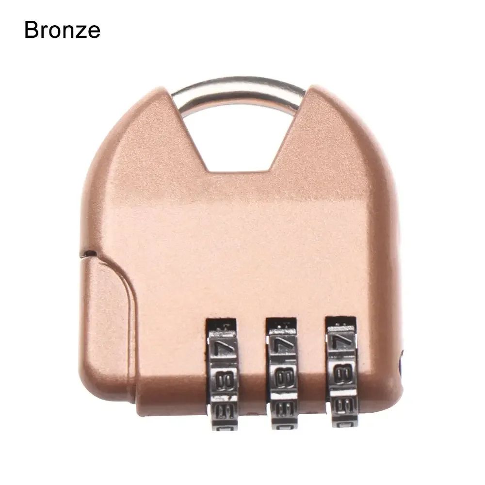 Mini Alloy Combination Code Number Lock Padlock Luggage Lock For Zipper Bag Backpack Handbag Drawer 20