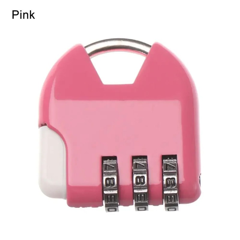 Mini Alloy Combination Code Number Lock Padlock Luggage Lock For Zipper Bag Backpack Handbag Drawer 21
