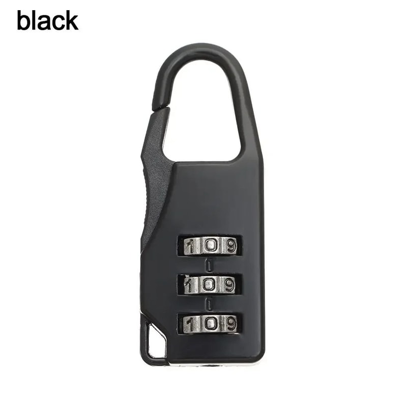 Mini Alloy Combination Code Number Lock Padlock Luggage Lock For Zipper Bag Backpack Handbag Drawer 24