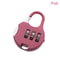 Mini Alloy Combination Code Number Lock Padlock Luggage Lock For Zipper Bag Backpack Handbag Drawer 27