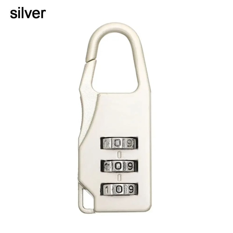 Mini Alloy Combination Code Number Lock Padlock Luggage Lock For Zipper Bag Backpack Handbag Drawer 29