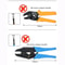SNSeries Alloy Crimping Pliers 4mm Jaw Precision Terminal Crimper Tool For Wire Connectors Ratche 3