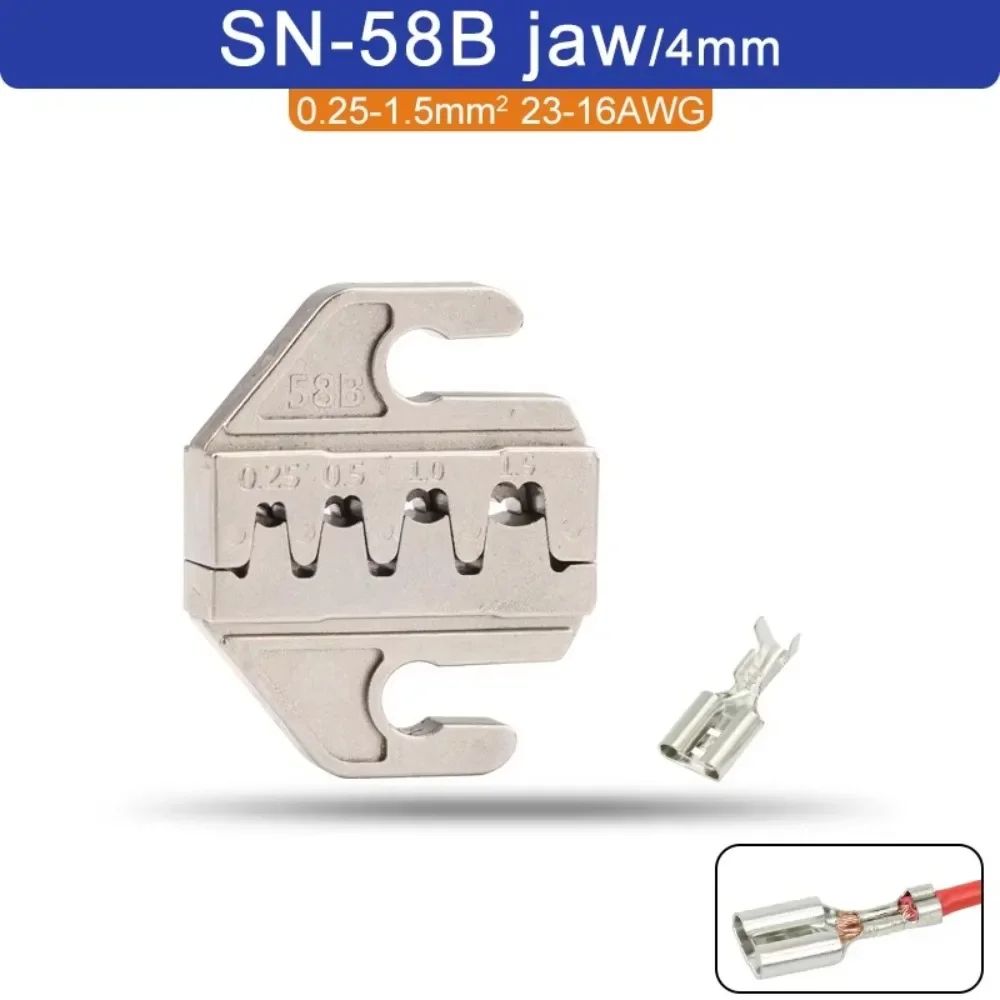 SNSeries Alloy Crimping Pliers 4mm Jaw Precision Terminal Crimper Tool For Wire Connectors Ratche 8