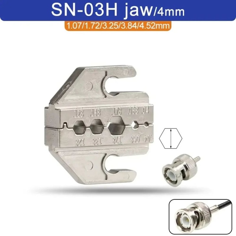 SNSeries Alloy Crimping Pliers 4mm Jaw Precision Terminal Crimper Tool For Wire Connectors Ratche 10