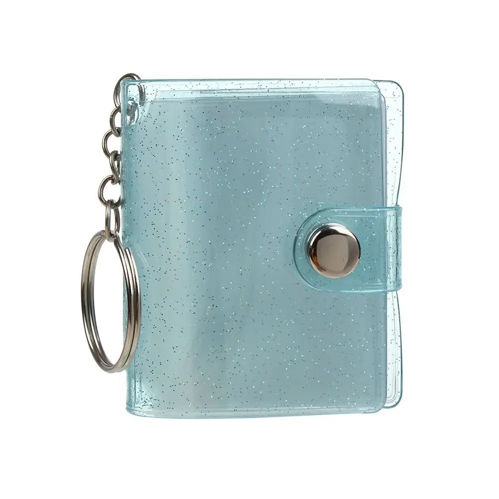 Mini Binder Photocard Holder 20Pocket Kpop Card Album Collect Book Keychain Card Organizer For Id 1