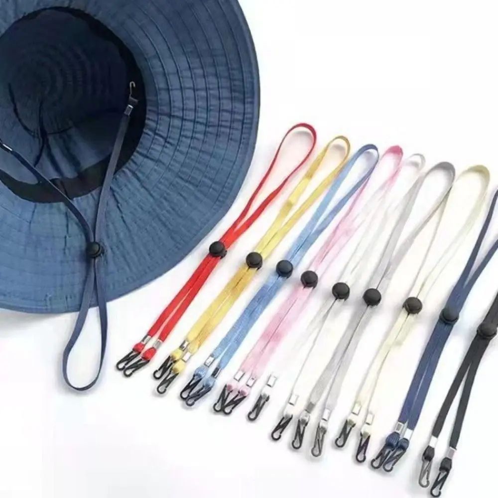 Adjustable Hat Windproof Chin Strap 276 Inches Nylon Neck Lanyard Mask Chain MultiUse Outdoor Hat 1