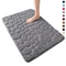 NonSlip Cobblestone Bath Mat Thick Soft Absorbent Bathroom Rug For Shower Tub QuickDry Floor Mat 0