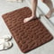 NonSlip Cobblestone Bath Mat Thick Soft Absorbent Bathroom Rug For Shower Tub QuickDry Floor Mat 15