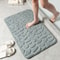 NonSlip Cobblestone Bath Mat Thick Soft Absorbent Bathroom Rug For Shower Tub QuickDry Floor Mat 9