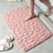 NonSlip Cobblestone Bath Mat Thick Soft Absorbent Bathroom Rug For Shower Tub QuickDry Floor Mat 11