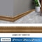 906 Inches XPE Foam 3D Skirting Board Trim 8cm Waterproof SelfAdhesive Wall Sticker Baseboard Wais 7