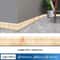 906 Inches XPE Foam 3D Skirting Board Trim 8cm Waterproof SelfAdhesive Wall Sticker Baseboard Wais 9