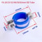 Round RubberLined Hose Clamp Bracket Carbon Steel Pipe Clamp With Screw Nut Suspension Pipe Faste 5