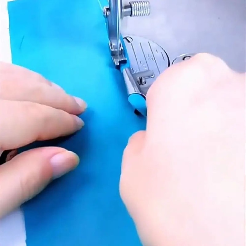 Rolled Hemmer Presser Foot For Home Industrial Flatbed Machines Spiral Curling Pull Tube For Tigh 5