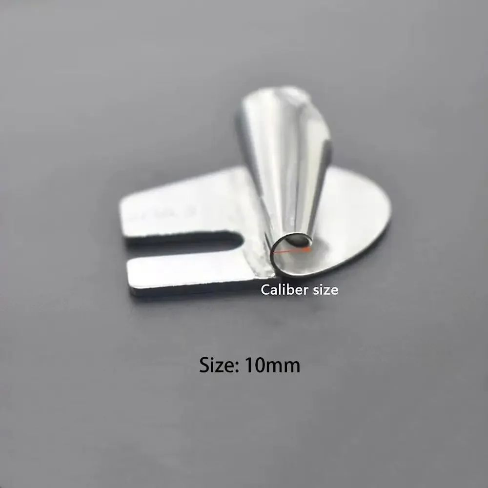 Rolled Hemmer Presser Foot For Home Industrial Flatbed Machines Spiral Curling Pull Tube For Tigh 13