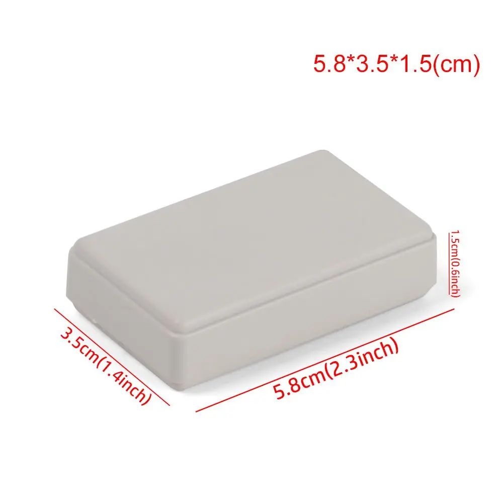 White Waterproof Project Box For Electronics DIY Wiring Sealed Plastic Instrument Enclosure With 7