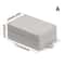 White Waterproof Project Box For Electronics DIY Wiring Sealed Plastic Instrument Enclosure With 21