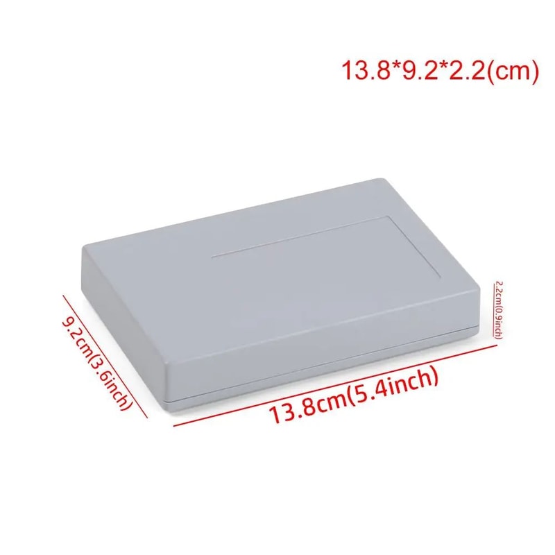 White Waterproof Project Box For Electronics DIY Wiring Sealed Plastic Instrument Enclosure With 22