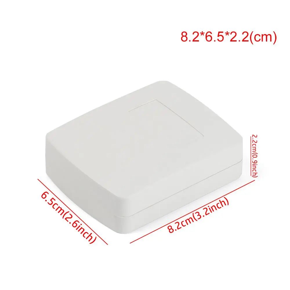White Waterproof Project Box For Electronics DIY Wiring Sealed Plastic Instrument Enclosure With 11