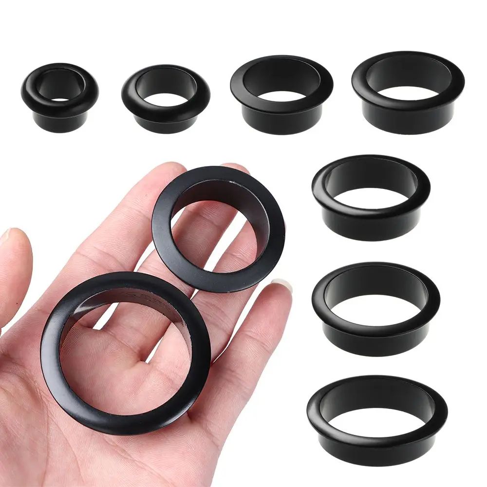 Zinc Alloy Desk Cable Grommet Hole Cover Wire Port Organizer Plug For Computer Desk Cabinet Vent 3