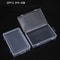Square Clear Storage Box Set 10 Sizes Transparent Organizer Case For Small Items Fishing Tackle Too 2