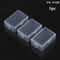 Square Clear Storage Box Set 10 Sizes Transparent Organizer Case For Small Items Fishing Tackle Too 7