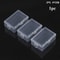 Square Clear Storage Box Set 10 Sizes Transparent Organizer Case For Small Items Fishing Tackle Too 7