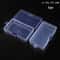 Square Clear Storage Box Set 10 Sizes Transparent Organizer Case For Small Items Fishing Tackle Too 9