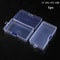Square Clear Storage Box Set 10 Sizes Transparent Organizer Case For Small Items Fishing Tackle Too 9
