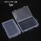 Square Clear Storage Box Set 10 Sizes Transparent Organizer Case For Small Items Fishing Tackle Too 11