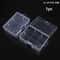 Square Clear Storage Box Set 10 Sizes Transparent Organizer Case For Small Items Fishing Tackle Too 14