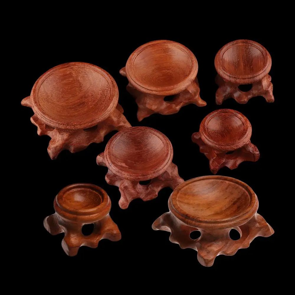 Retro Wooden Crystal Ball Stand Display Holder Base For Crystal Sphere Home Decor Ornament Photogr 1