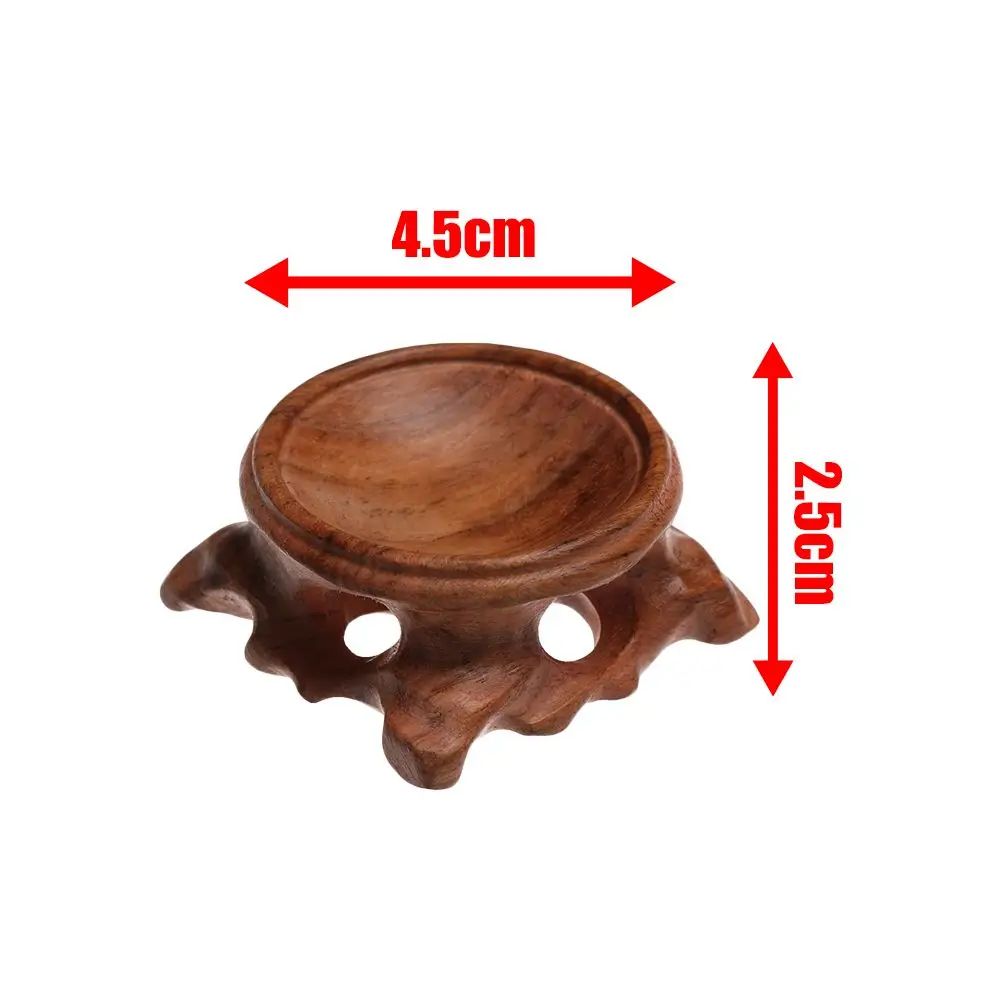 Retro Wooden Crystal Ball Stand Display Holder Base For Crystal Sphere Home Decor Ornament Photogr 6