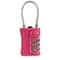 Portable TSA 3Digit Combination Wire Rope Lock AntiTheft Padlock For Luggage Suitcase Backpack Tr 15