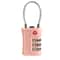 Portable TSA 3Digit Combination Wire Rope Lock AntiTheft Padlock For Luggage Suitcase Backpack Tr 13