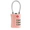 Portable TSA 3Digit Combination Wire Rope Lock AntiTheft Padlock For Luggage Suitcase Backpack Tr 13