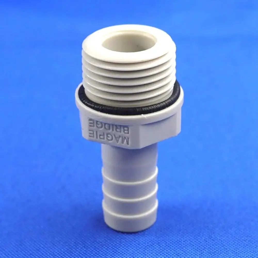 Barbed Hose Fitting Adapter 681012mm 18 14 Inches BSP Male Thread Plastic Connector For Pipe Tub 2