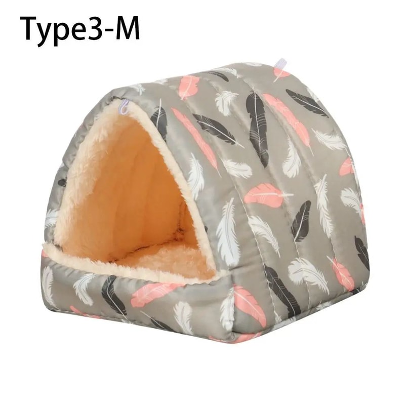 Warm Plush Small Animal Bed For Guinea Pig Hamster Cozy Winter Sleeping Nest Mat For Rabbit Squir 15