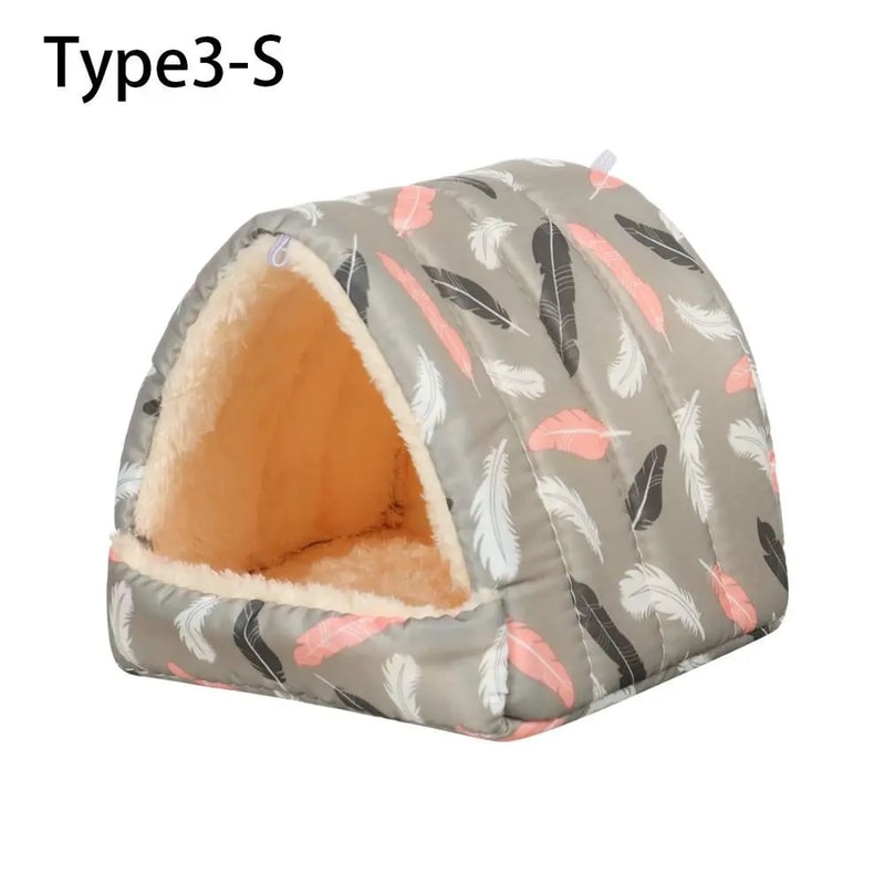 Warm Plush Small Animal Bed For Guinea Pig Hamster Cozy Winter Sleeping Nest Mat For Rabbit Squir 16