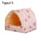 Warm Plush Small Animal Bed For Guinea Pig Hamster Cozy Winter Sleeping Nest Mat For Rabbit Squir 12