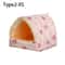 Warm Plush Small Animal Bed For Guinea Pig Hamster Cozy Winter Sleeping Nest Mat For Rabbit Squir 13