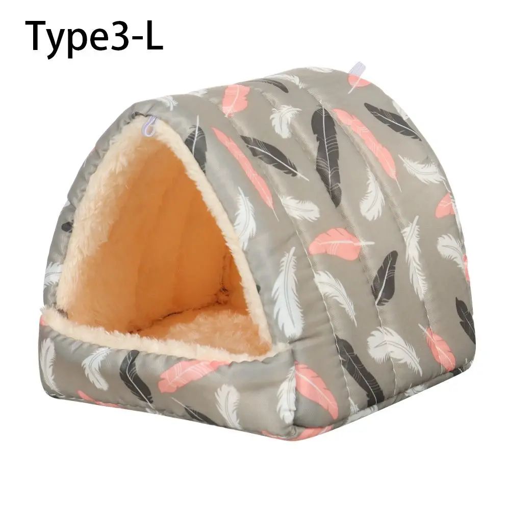 Warm Plush Small Animal Bed For Guinea Pig Hamster Cozy Winter Sleeping Nest Mat For Rabbit Squir 14