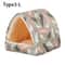 Warm Plush Small Animal Bed For Guinea Pig Hamster Cozy Winter Sleeping Nest Mat For Rabbit Squir 14