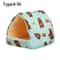 Warm Plush Small Animal Bed For Guinea Pig Hamster Cozy Winter Sleeping Nest Mat For Rabbit Squir 18